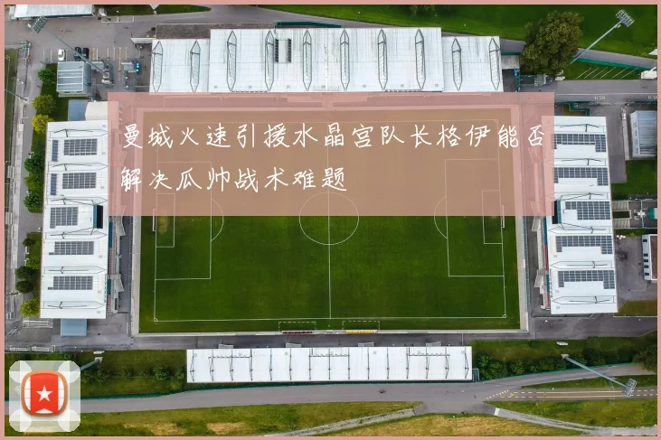 曼城火速引援水晶宫队长格伊能否解决瓜帅战术难题